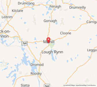 Map of Mohill, ConnaughtConnaught