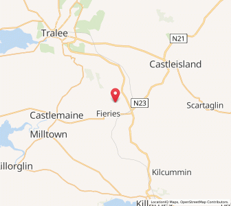 Map of Molahiffe, MunsterMunster