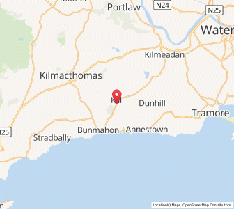 Map of Monacaum Cross Roads, MunsterMunster