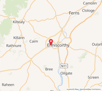 Map of Monart, LeinsterLeinster