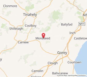 Map of Monaseed, LeinsterLeinster