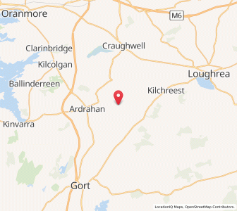 Map of Moneen East, ConnaughtConnaught