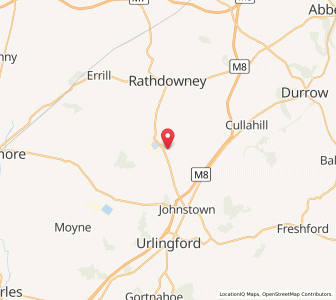 Map of Mount Pleasant, LeinsterLeinster