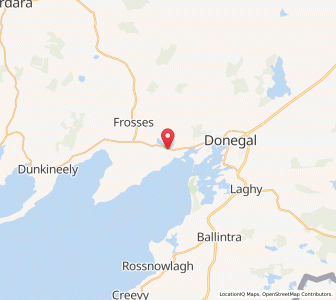 Map of Mountcharles, UlsterUlster