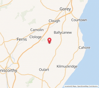 Map of Mounthoward Cross Roads, LeinsterLeinster