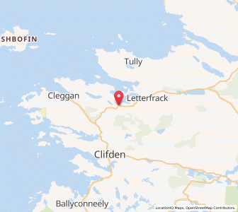 Map of Moyard, ConnaughtConnaught