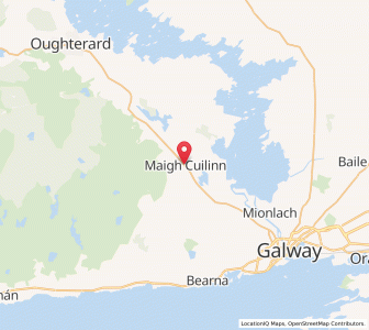 Map of Moycullen, ConnaughtConnaught