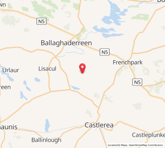 Map of Moyne, ConnaughtConnaught