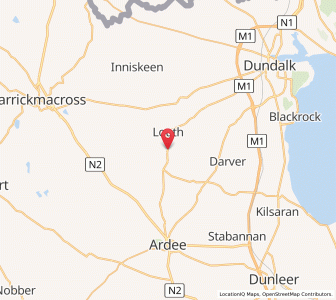 Map of Mullacrew, LeinsterLeinster