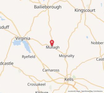 Map of Mullagh, UlsterUlster