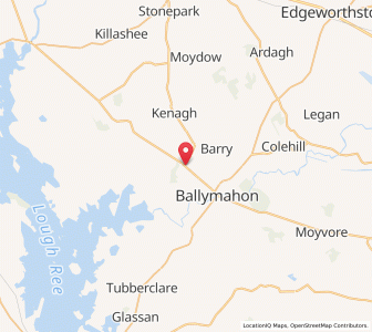 Map of Mullawornia, LeinsterLeinster