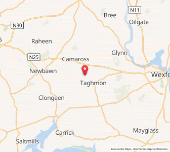 Map of Mulmontry Bridge, LeinsterLeinster