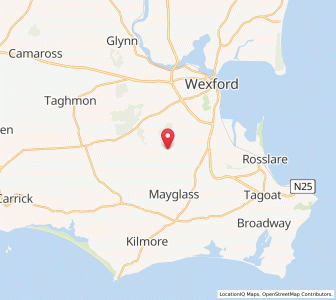 Map of Murntown, LeinsterLeinster