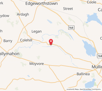 Map of New Town, LeinsterLeinster