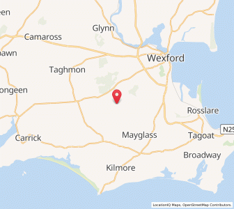 Map of Newbridge, LeinsterLeinster