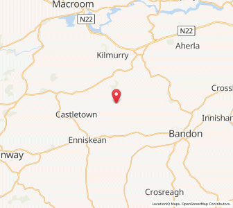 Map of Newcestown, MunsterMunster