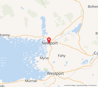 Map of Newport, ConnaughtConnaught