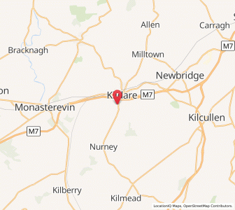 Map of Newtown Cross Roads, LeinsterLeinster