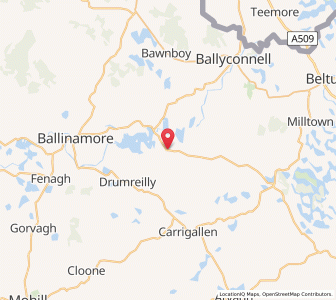 Map of Newtown Gore, ConnaughtConnaught