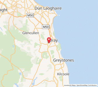 Map of Newtown Vevay, LeinsterLeinster