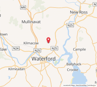 Map of Nicholastown, LeinsterLeinster