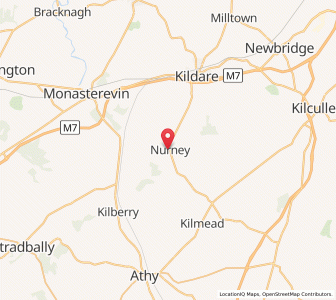 Map of Nurney, LeinsterLeinster
