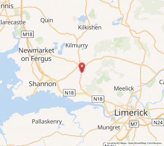 Map of Oil Mill Bridge, MunsterMunster