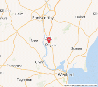 Map of Oilgate, LeinsterLeinster