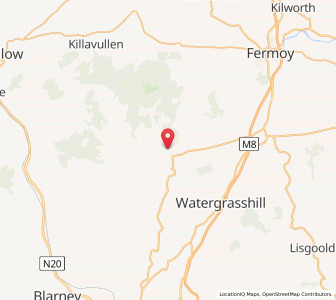 Map of Old Bride Bridge, MunsterMunster