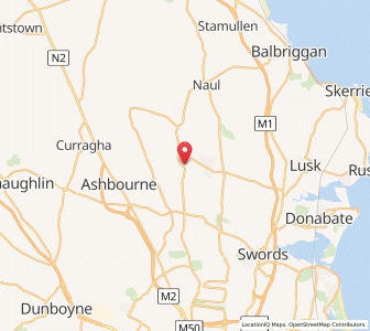 Map of Oldtown, LeinsterLeinster