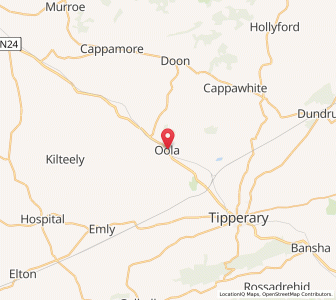 Map of Oola, MunsterMunster
