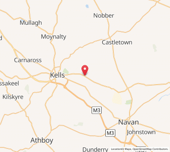Map of Oristown, LeinsterLeinster