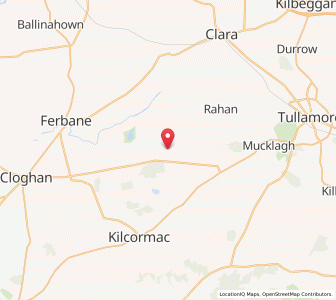 Map of Oughter, LeinsterLeinster