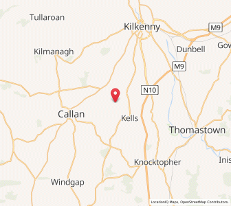 Map of Ovenstown, LeinsterLeinster