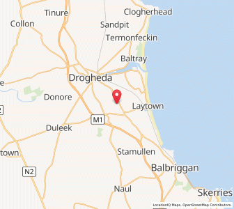 Map of Painestown, LeinsterLeinster