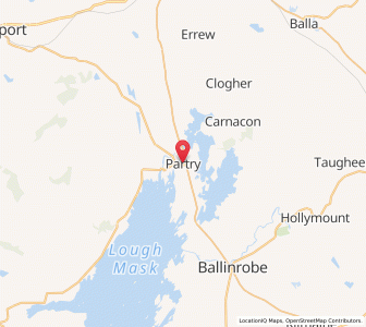 Map of Partry, ConnaughtConnaught