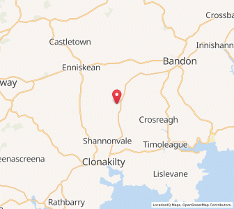 Map of Pedlars Cross Roads, MunsterMunster