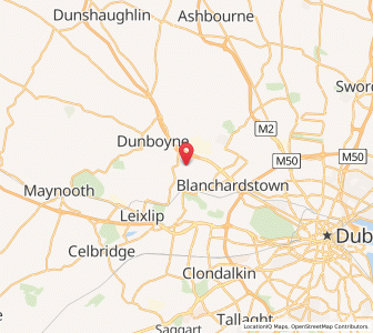 Map of Phibblestown, LeinsterLeinster