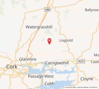 Map of Pigeonhill Cross Roads, MunsterMunster