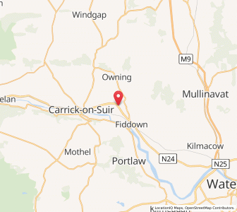 Map of Piltown, LeinsterLeinster