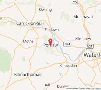Map of Portlaw, MunsterMunster
