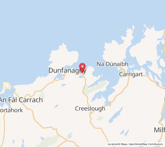 Map of Portnablagh, UlsterUlster
