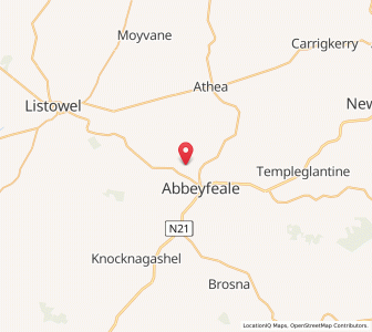 Map of Portrinard, MunsterMunster