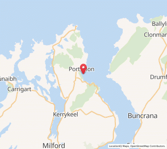 Map of Portsalon, UlsterUlster