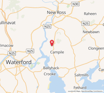 Map of Priesthaggard, LeinsterLeinster