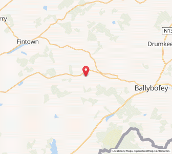 Map of Priesttown, UlsterUlster