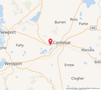 Map of Raheens, ConnaughtConnaught