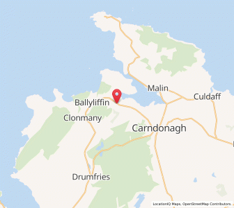 Map of Rashenny, UlsterUlster
