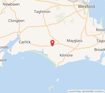 Map of Rathangan Cross Roads, LeinsterLeinster