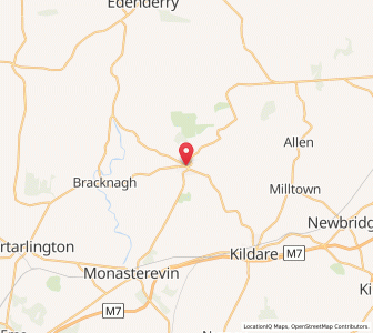 Map of Rathangan, LeinsterLeinster